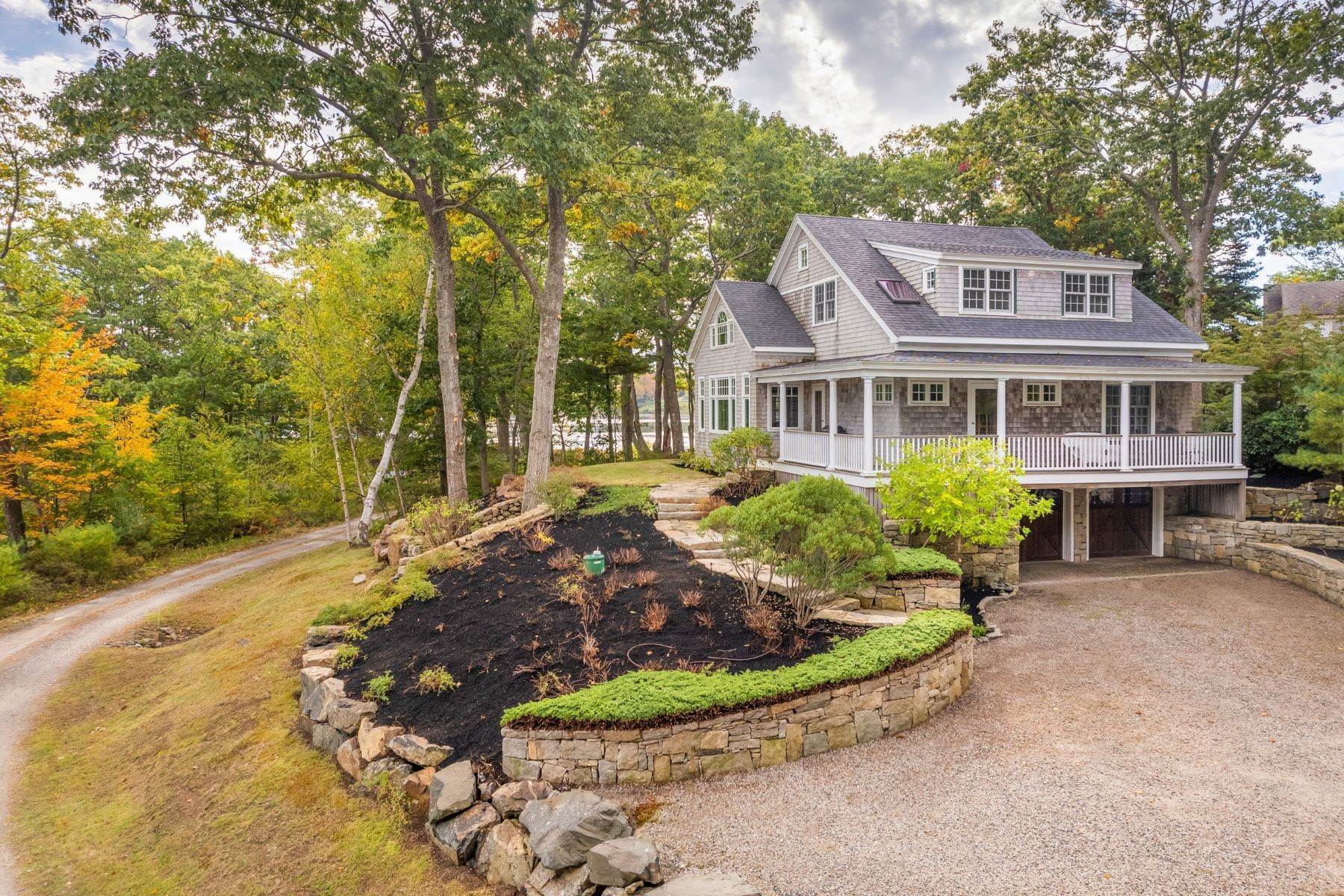 2. Single Family Homes for Sale at Waterfront Residence Privately Set in York Harbor 3 Rivermouth Road, York, ME 03909