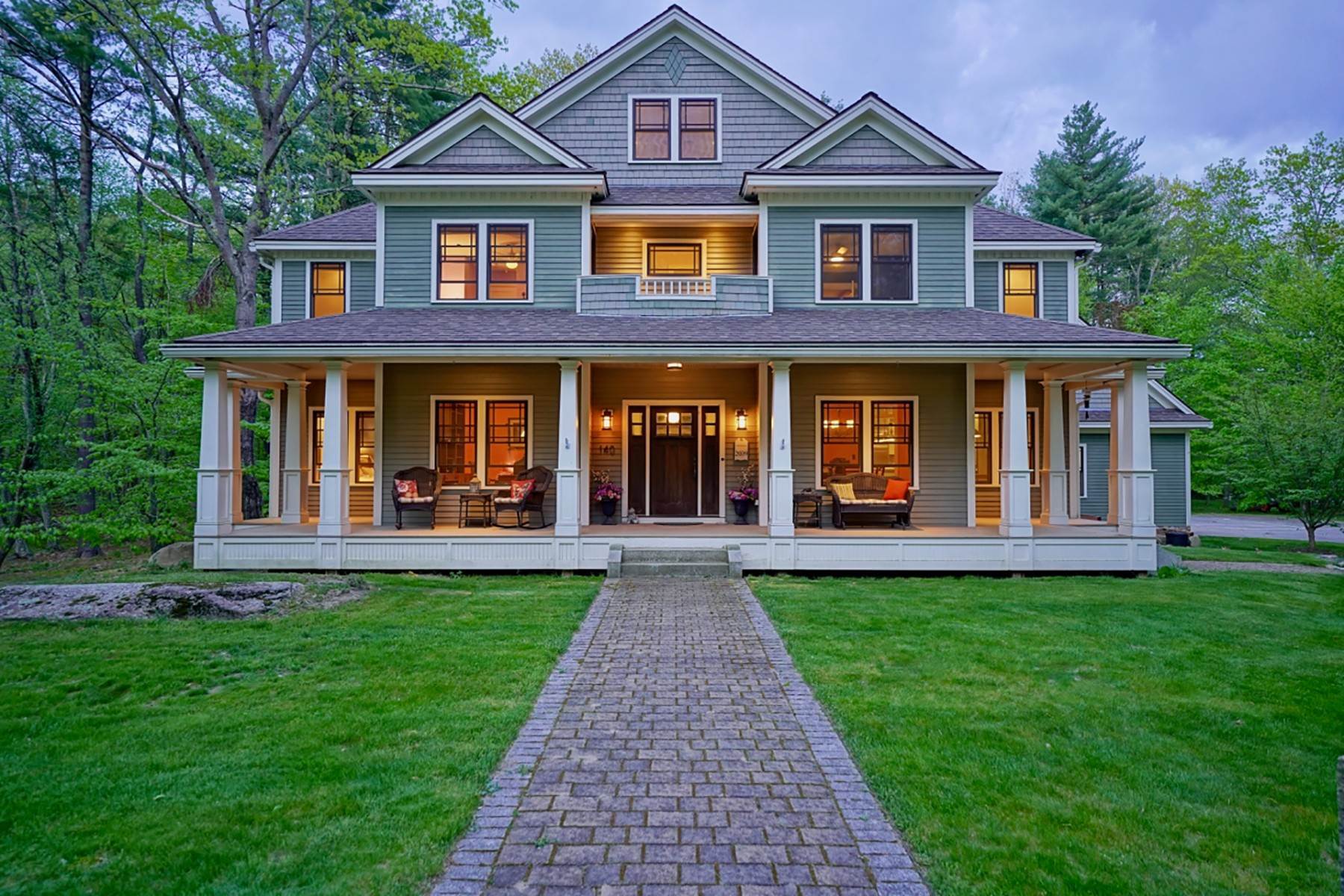 Single Family Homes for Sale at Luxury Craftsman-Style Home in the Heart of Rye 140 Fern Avenue, Rye, NH 03870