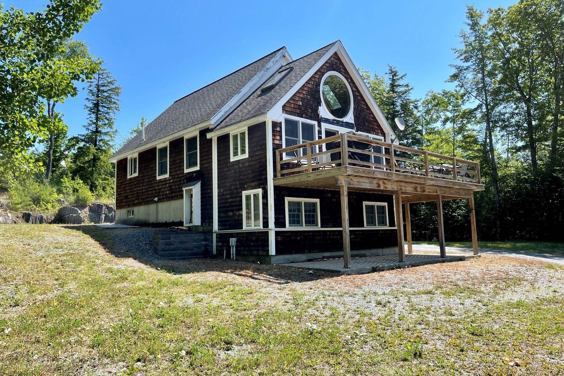 Single Family Homes for Sale at Well-Built Camp Ready for Finishing Touches 1300 Tenney Pond Road, Newbury, VT 05051