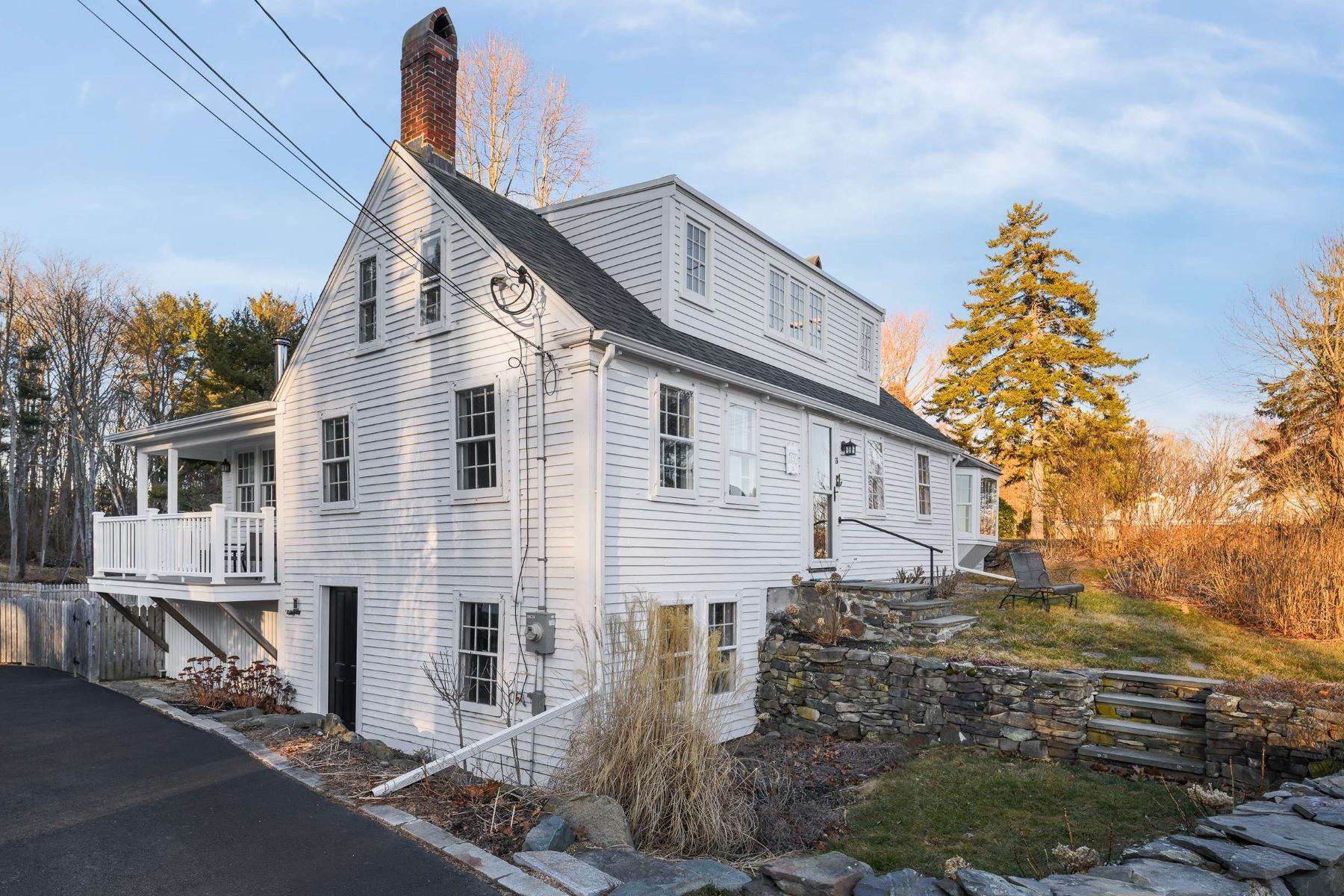 Single Family Homes for Sale at Beautifully Renovated Antique Cape in Kittery Point 63 Pepperrell Road, Kittery, ME 03905