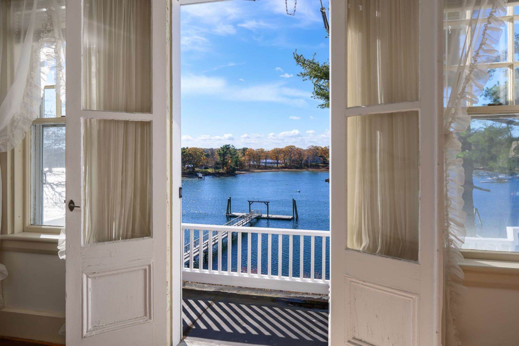 18. Single Family Homes for Sale at Grand Victorian with Private Deep Water Dock on York Harbor 13 Harmon Park Road, York, ME 03909